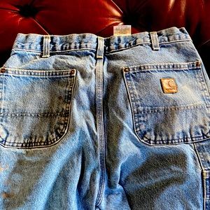 Carhartt double knee denim work pants